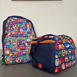 Emirates Airlines Kid’s Backpack And Duffle Bag Carryon Children’s Travel Bags